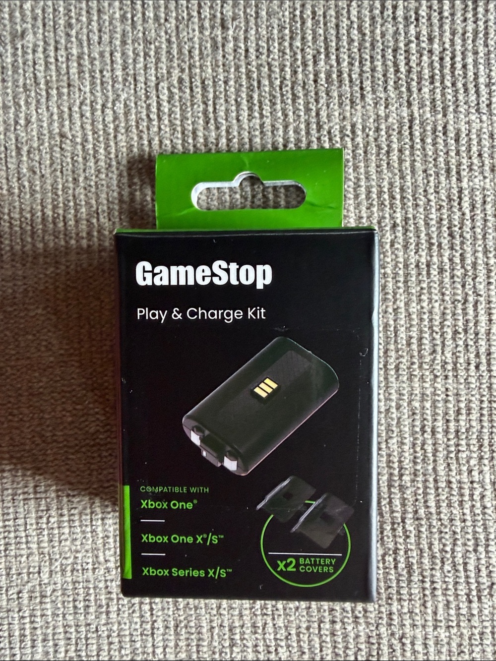 GameStop Play & Charge Kit Rechargeable Battery Pack – Black